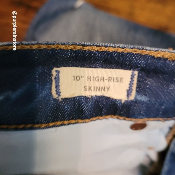 Madewell Jeans 28 Skinny Button Fly Rosecliff Wash H6319 Tummy Control Stretch - Picture 5 of 13